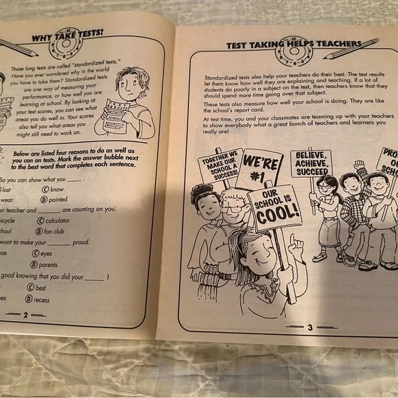 Believe, achieve, and succeed at test time! An educational activities book! New - Picture 3 of 6